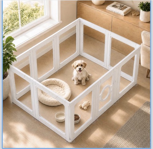 Acrylic dog playpen panels - playpen, 10