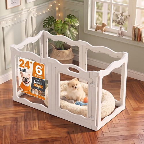 Acrylic puppy pen indoor dog - puppy,