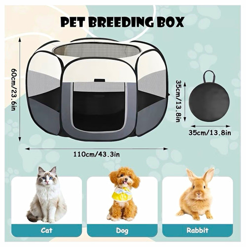 Foldable indoor pet breeding - pet,