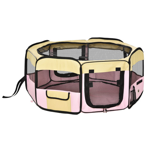 Portable pink puppy dog - portable,