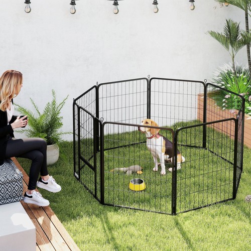 Eight panel dog playpen - eight-panel,