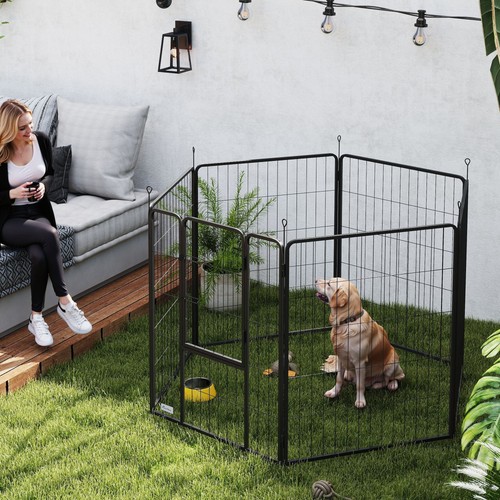 Dog playpen panels puppy - dog,
