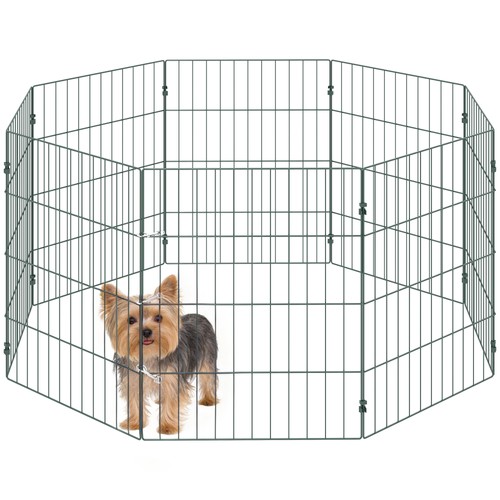 Pawhut panel pet pen dog - pen,,