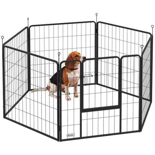 Pawhut dog playpen panels - dog,