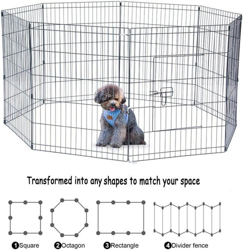 Doggy style panel playpen - 8,