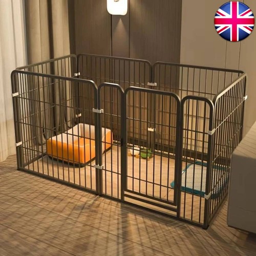 Metal dog playpen foldable - metal,