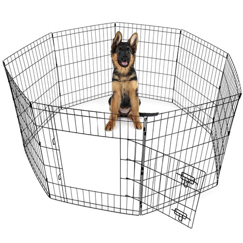 Metal dog playpen - metal,