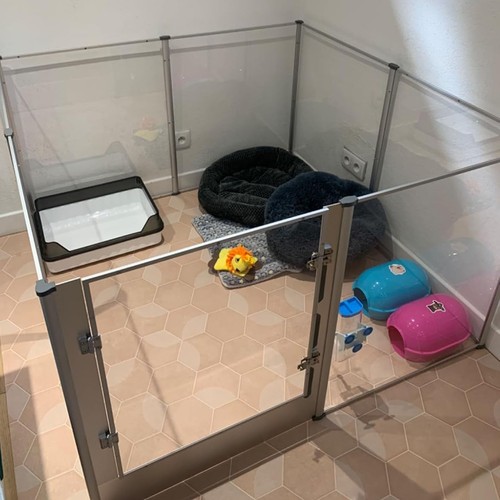 Acrylic dog playpen capacious - acrylic,