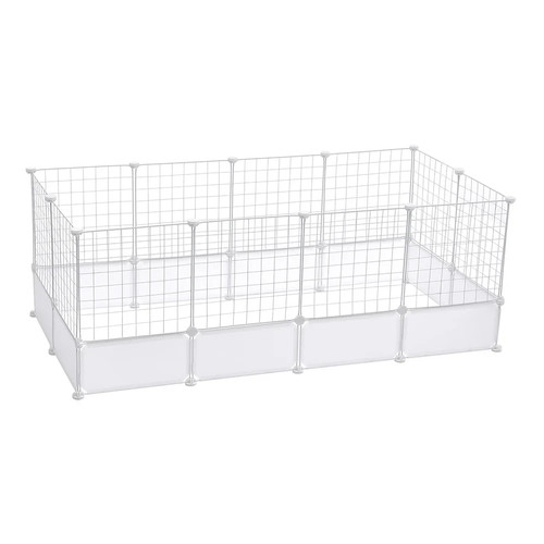 White pet playpen - playpen, &